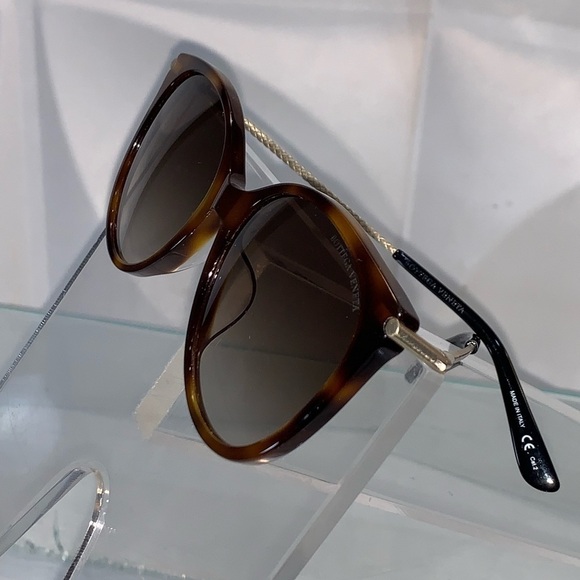Bottega Veneta Gradient Brown Round Ladies Sunglasses Bv0231sa00255 H541 - Picture 2 of 6